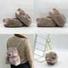 Plush Deng Moo Backpack Stylish Simple Warm Slippers Cartoon Pendant Cartoon