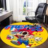 1PC Mario Office Round Area Rug, Indoor Mat Suitable For Office, Under Office Chairs Bedroom Living Room Home Decor, Room Deco110