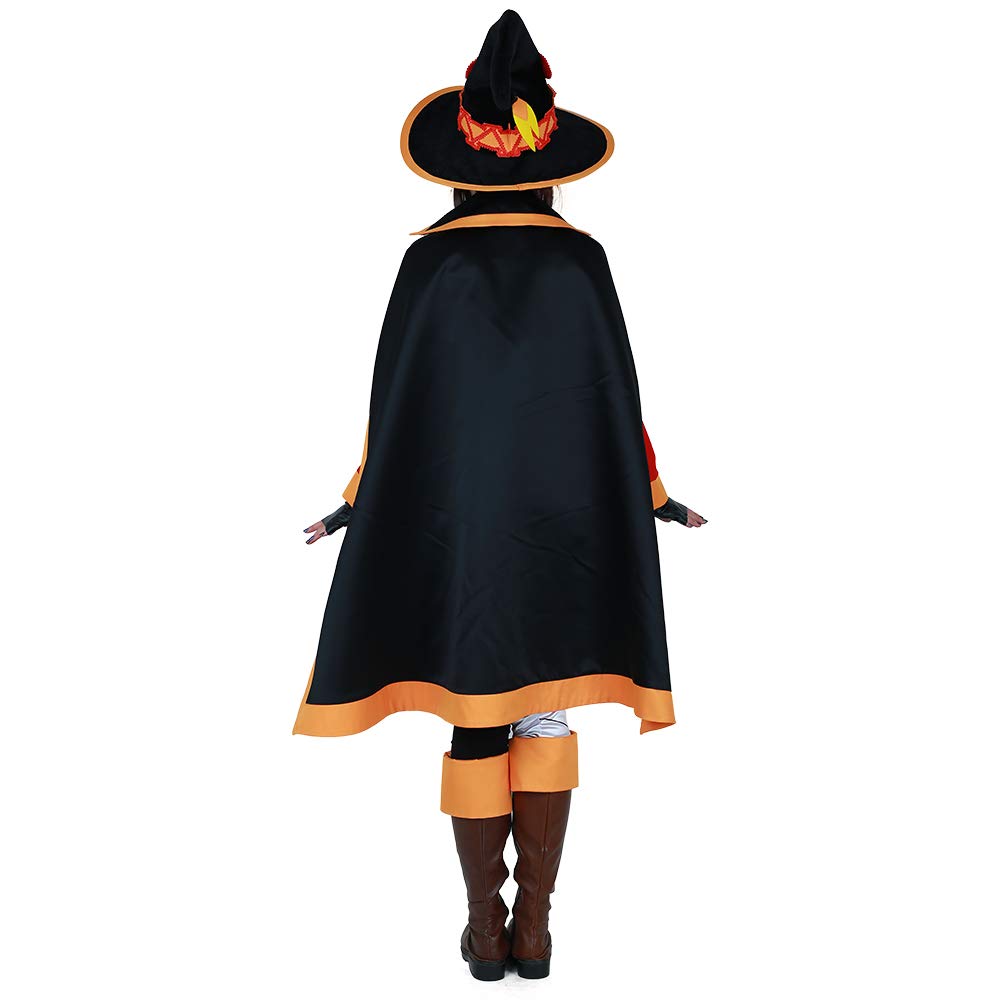 Miccostumes Witch Cosplay Combat Uniform Set with Popular Women's Costume, Hat, (Small)