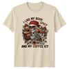 I Like My Book Spicy Womens T-Shirt Romance Reading Birthday Gift For Her