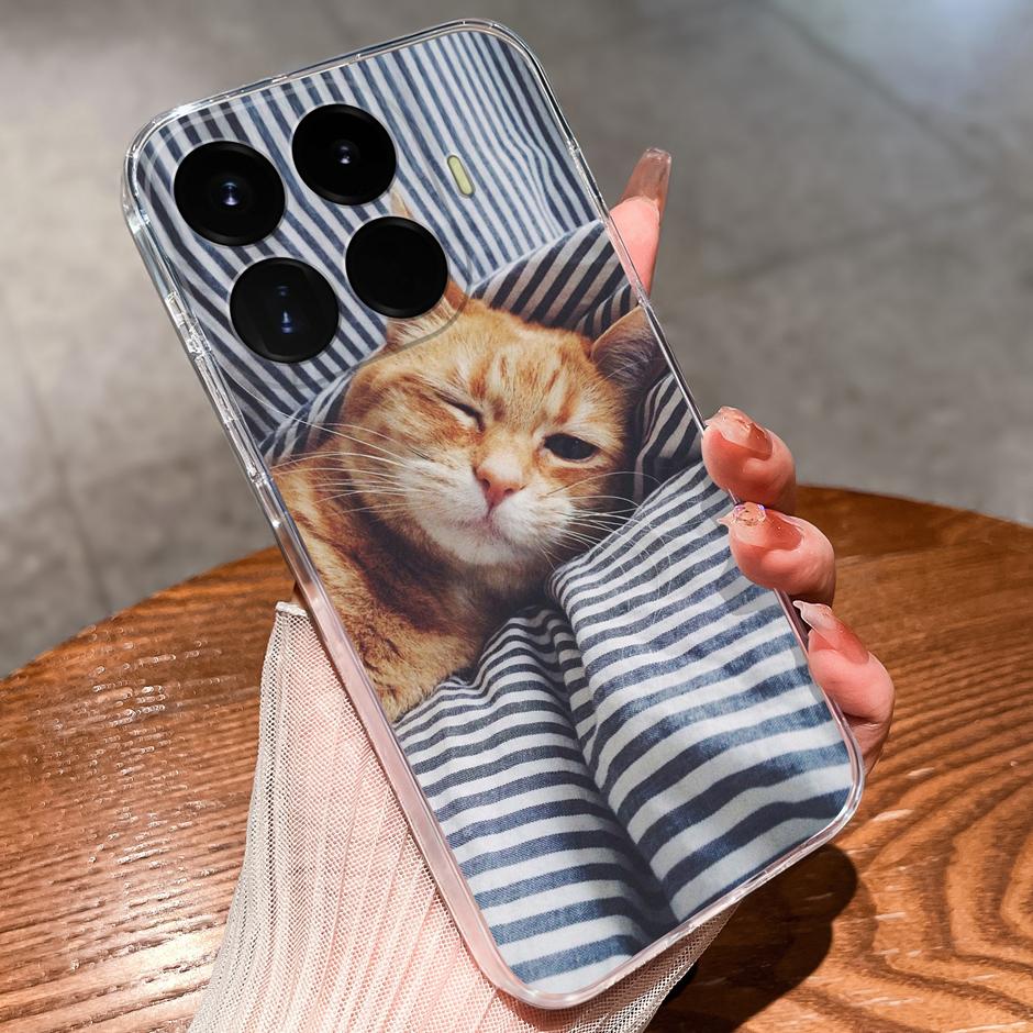 Case For Xiaomi17T 17Ultra Beautiful Flower Astronaut Anti-Fingerprint Transparent Shell For Xiaomi 17T 17 Ultra Coque Funda