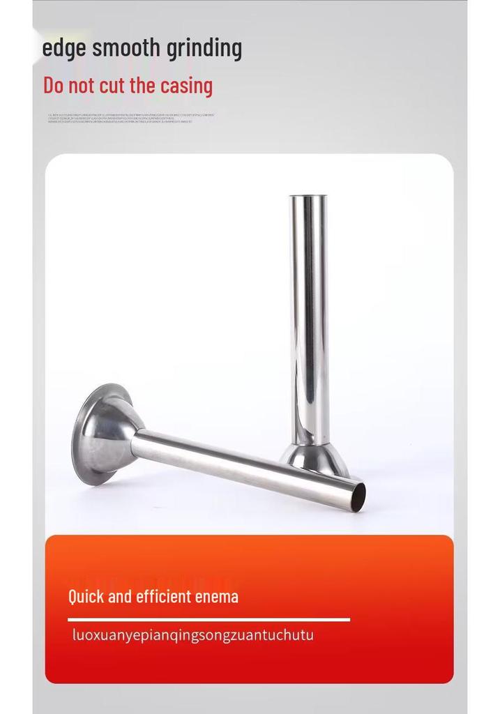 No. 5 Stainless Steel Meat Grinder & Sausage Stuffer Set