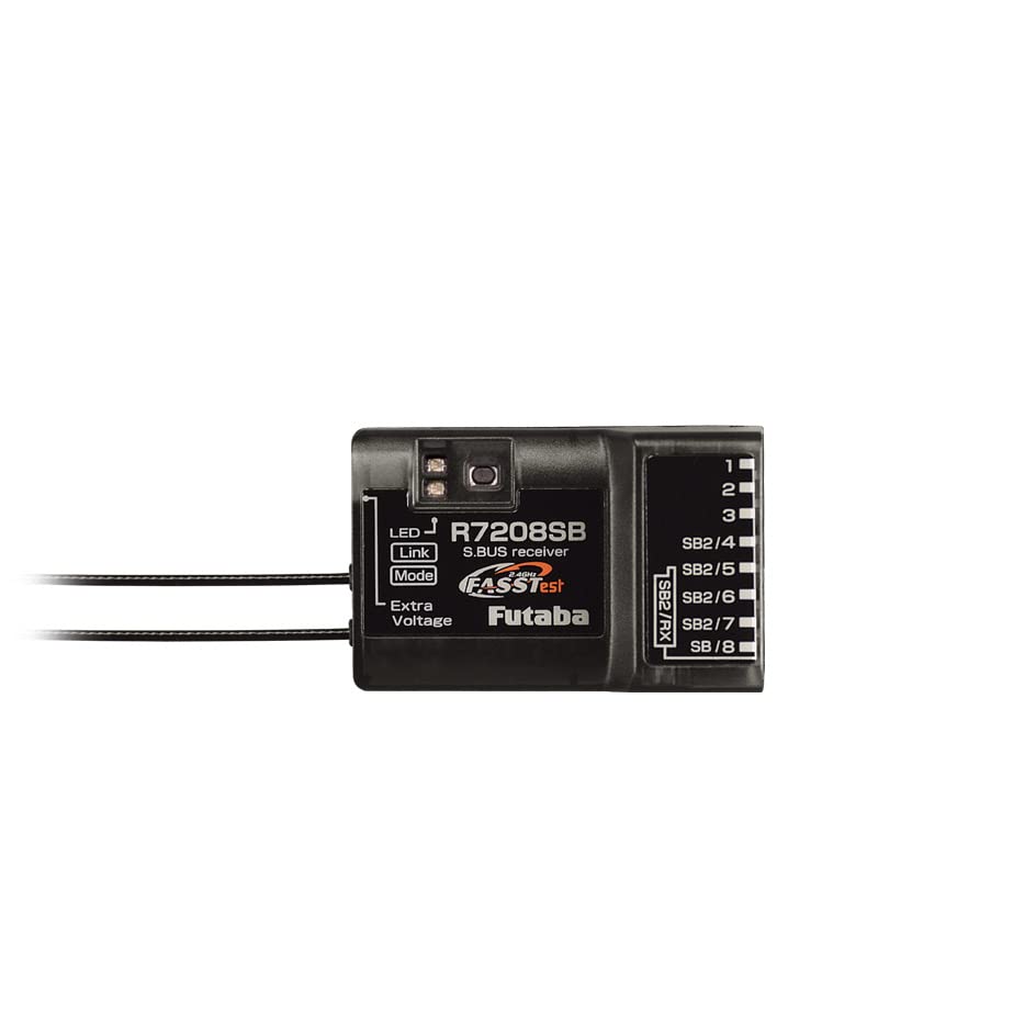 FUTABA R7208SB-2.4G 8-channel FASSTest Airborne Receiver with Dual Rx Link System (Product Code: 00107329-3)