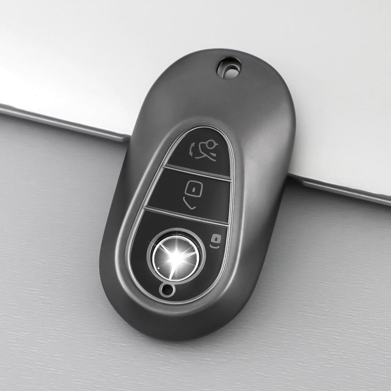 

Защитный чехол для чехла ключа Mercedes-Benz, подходит для E-class, C-class, GLA, E300L, GLB, S-class, C260L.