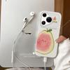 Applicable to Huawei pura90pro mobile phone case cute female anti-drop cartoon creative 70ultra small fresh guava