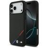 Etui BMW M Carbon Tricolor Line MagSafe Na iPhone 17 Pro Max - Czarne