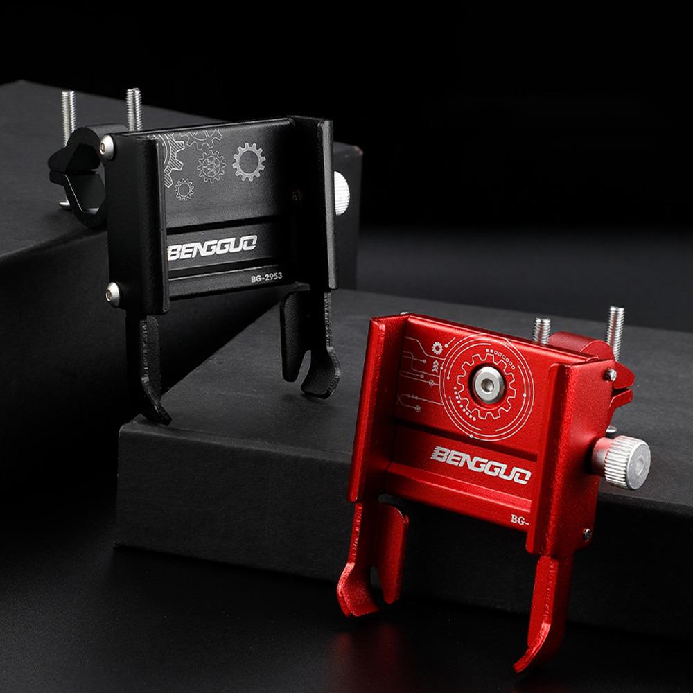 Alu uchwyt na telefon komórkowy na rower ze stopu aluminium Obrotowy uchwyt do smartfona na hulajnogę