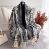 Autumn and Winter Travel Warm Cashmere Shawl Scarf Fashion Women Luxury Print Pashmina Blanket Wraps Female Poncho Bufanda