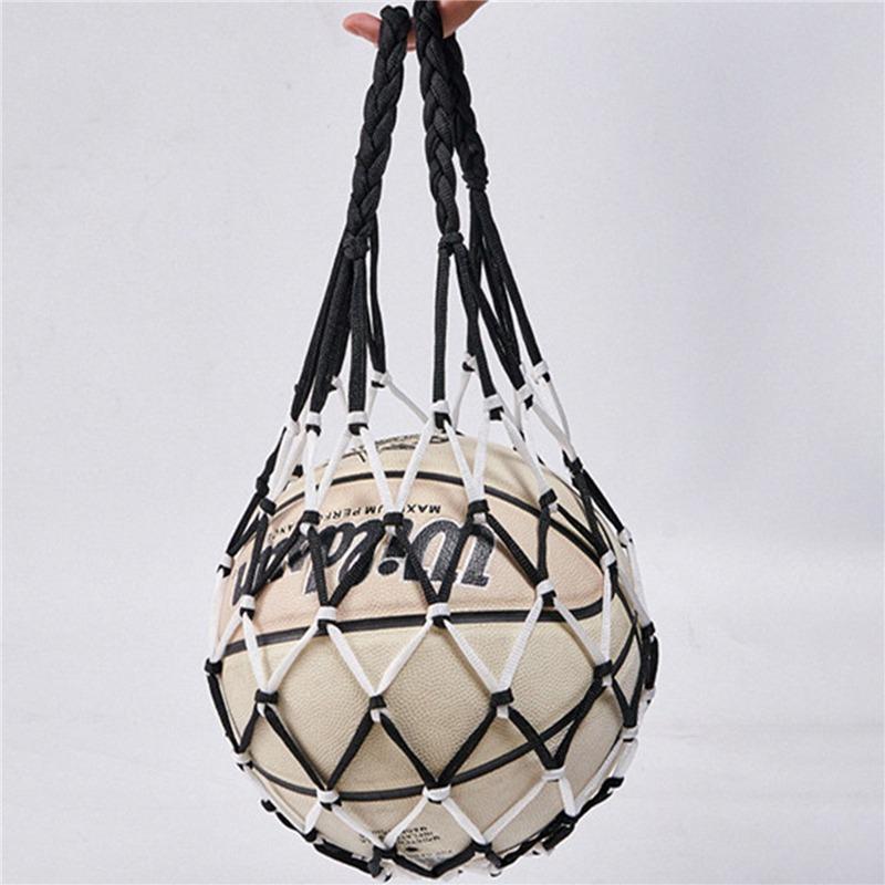1/2pcs Portable Carry Net Bag Balls Volleyball Outdoor Durable Standard Nylon Thread Soccer Basketball Hoop Mesh Net