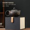 Rotating upside-down aircraft kettle fully carved handmade purple pottery teapot Kung Fu tea set Fengming kettle Xishi teapot