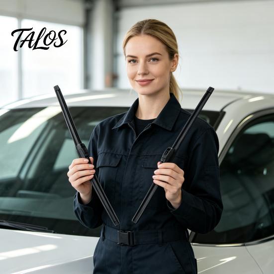 High Performance Auto Wipers Wiper Blades for Kia Rio 3 UB 2011-2017, 26"+16"+11" Beamless Front Rear Seamless Fit Curved Glass Full Set, Quiet