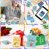 50 Pcs Creative Birthday Decorative Cards - Party Atmosphere Decoration, Blessing Greeting Cards, Scrapbook Sticker Set