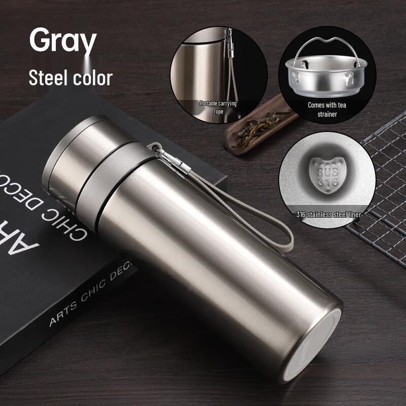 Термос из нержавеющей стали 316 с ситечком для чая