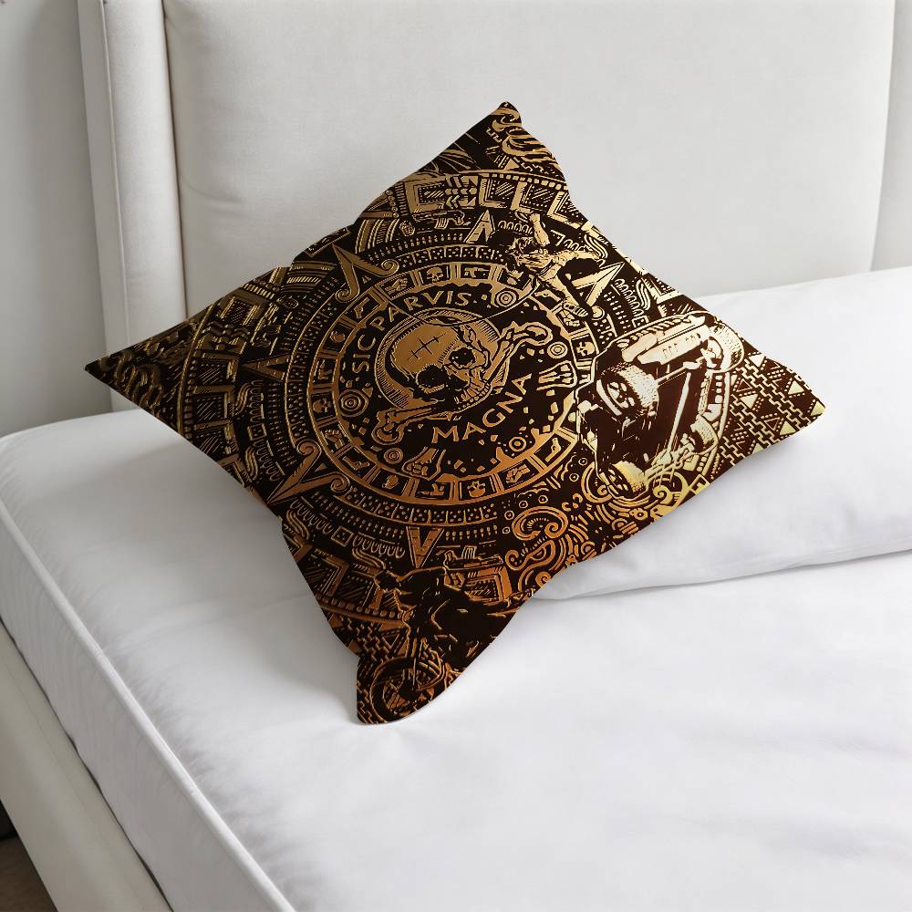 Sic Parvis MMagna Uncharted Square Pillow Case Soft Decorative Throw Pillow Cover for Home Sofa Bed