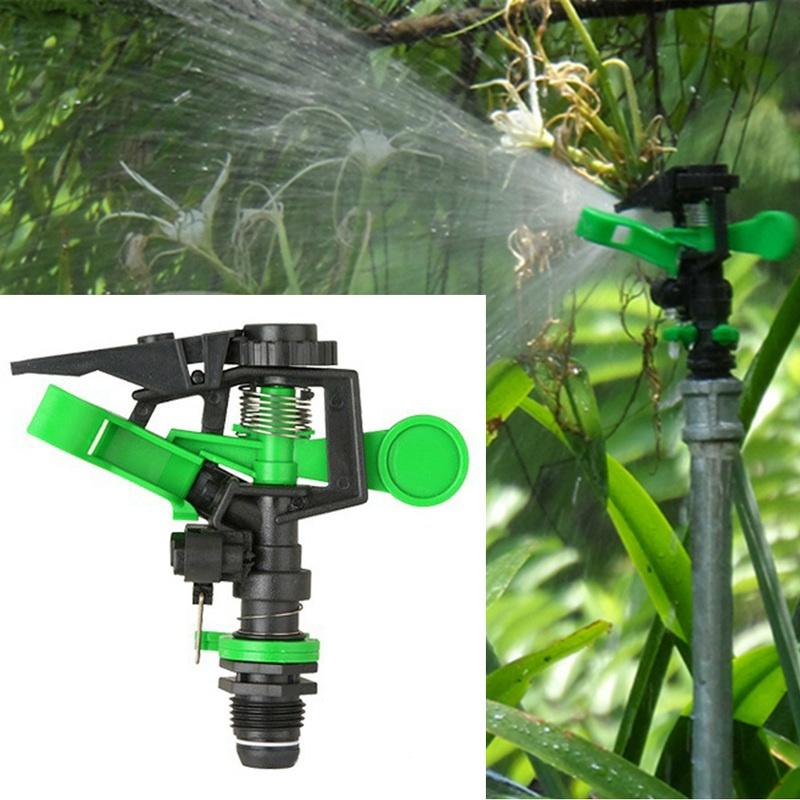 Justerbare hagesprinklere 360 graders roterende spraydyse Plantevanning Dryppere Sprinkler