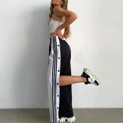 Mode femmes solide coton lin ceintures droit décontracté pantalons longs pantalons