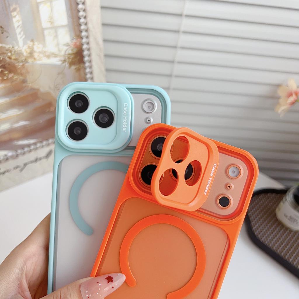 Applicable to iPhone11 magnetic mobile phone case skin matte Apple 11promax lens holder anti-drop protective case