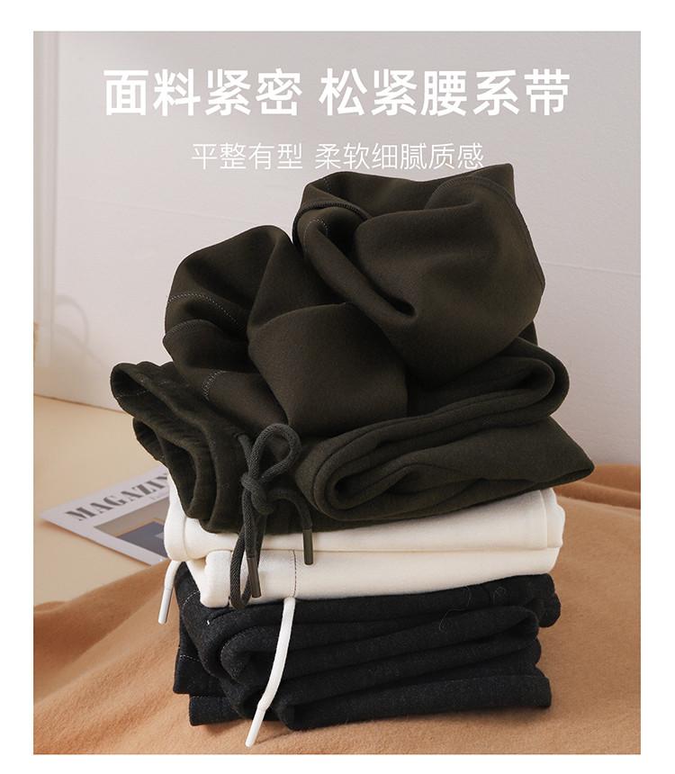 Tight Waistband, Thickened Casual Wide Leg Pants for Women In Winter 2025, Fashionable, Loose and Versatile, Slimming and Floor Hugging Pants