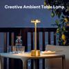 Retro LED Rechargeable Touch Table Lamp Stepless Dimming Reading Lamp Table Lamp Bedside Lamp Hotel Bar Decoration Night Light
