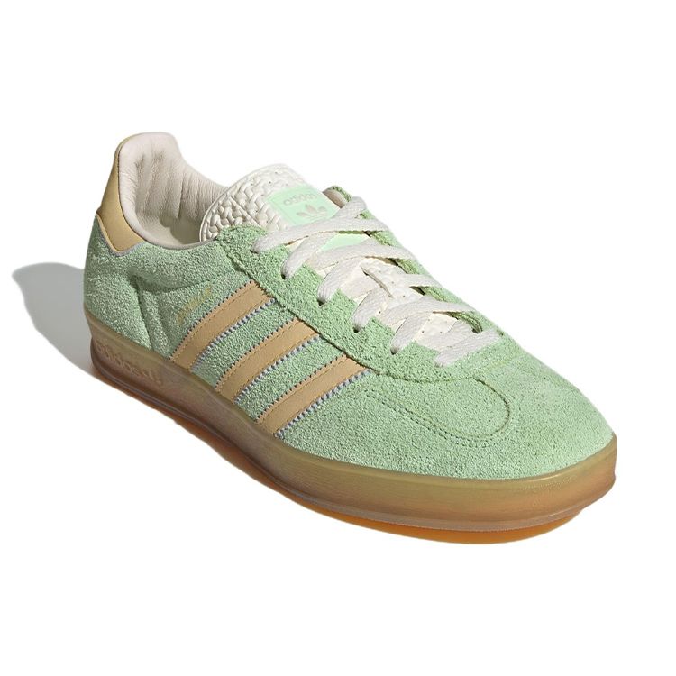 adidas Sneakers da Donna Gazelle Indoor Verde Scintilla Semi-Verde Scintilla Quasi-Giallo Crema-Bianco IE2948