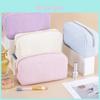Velvet Striped Storage Bag With Breathable Lightweight Cotton For Travel And Home Organization