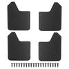4Pcs Universal Mudguard Cover Mud Flap Guards Fenders Fit for Subaru Forester MF12BASBLK