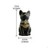 Cat Incense Burner Resin Holder for Farmhouse Meditation Living Room Black