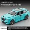 1/32 Scale Rolls Cullinan Luxury SUV Alloy Diecast Metal Model Sound & Light Children Toy Car Central Control Ornament Kid Gift