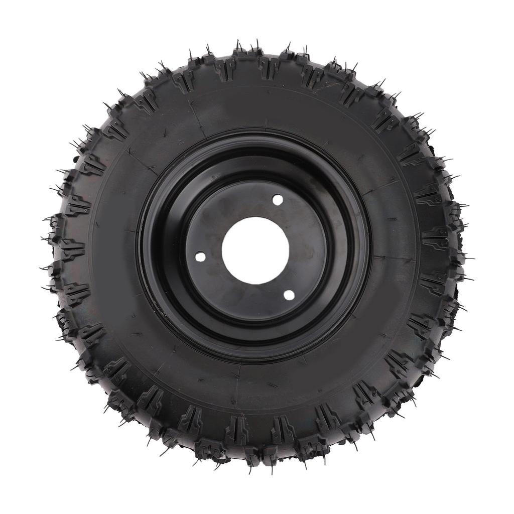 13x5 6 13x5.00 6 Tire 4 Ply Tubeless 3 Stud 6 Inch Rubber Tire with Rim for ATV Quad Off Road Go Kart Golf Cart Mini