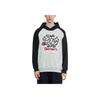 Skechers New Year Series Hand-Painted Letter Print Hoodie Men Hoodies Light-White Gray L124M012-0248