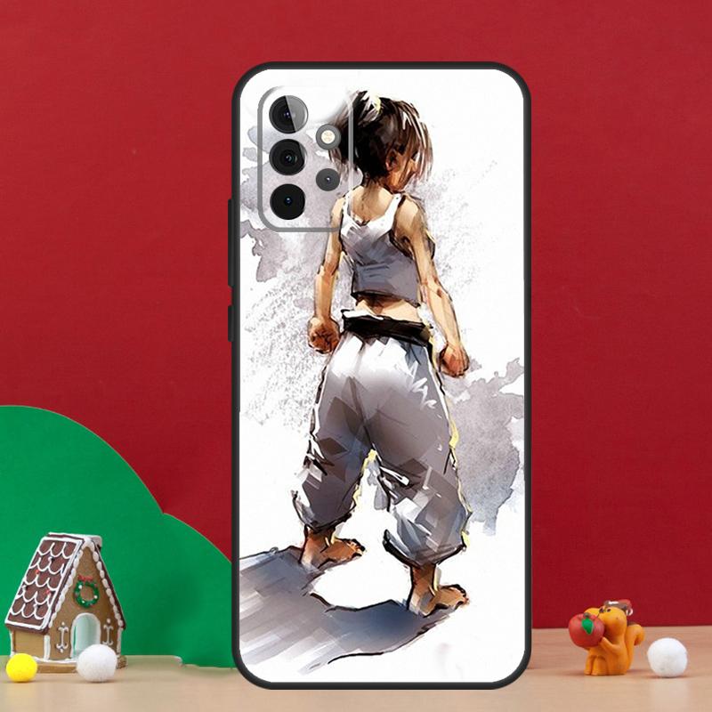 Kung Fu Karate Taekwondo Martial Case For Samsung Galaxy A36 A56 A06 A13 A53 A32 A12 A22 A52 A35 A17 A16 A55 A15 A54 A34 A14