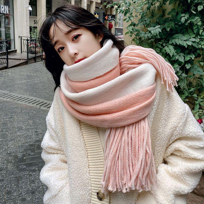 Dámské kostkované šátky, zesílené teplé šátky pro muže a ženy v zimě teplé šátky