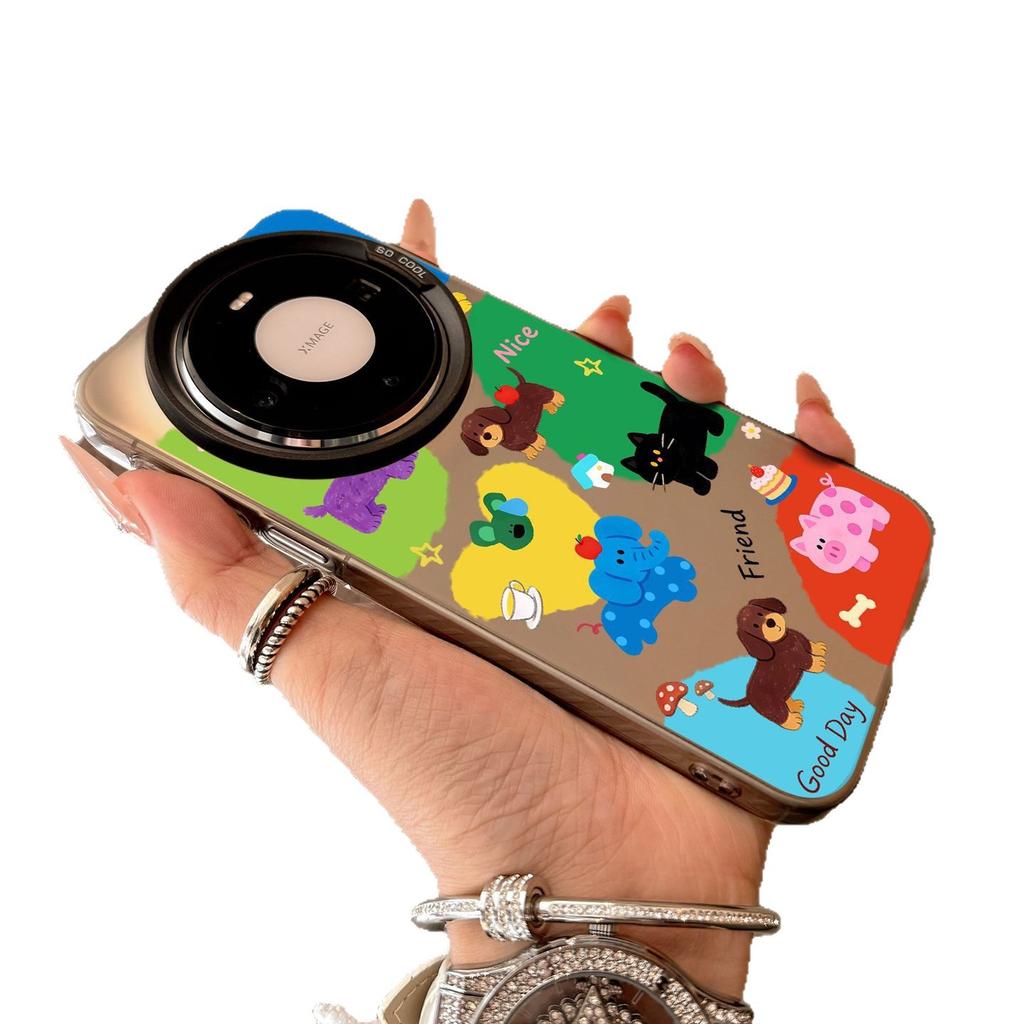Graffiti animal is suitable for Huawei mate80 mobile phone case mate80promax new mate70 all-inclusive anti-drop.