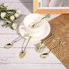 /Set Innovative Vintage Retro Zinc Alloy Spoons Fork Set Cutlery Kitchen Accessory Coffee Spoon Kitchen Tools Vintage Spoon
