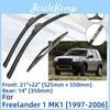 Land 3pcs Rover Freelander For 1 Mk1 19972006 21" 22" 14" Front Rear Wiper Blades Windshield Windscreen Window Cutter Accessories 2003 2004 2005 2006