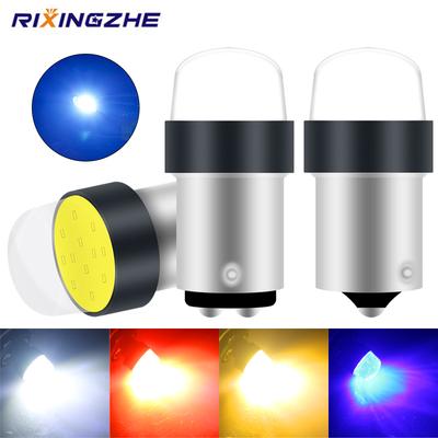 2 Stück 1157 Flash LED P21/5W BAY15D PY21W 1156 BA15S P21W COB LED Auto Stroboskop Blitzlampe Bremslicht Rückfahrlicht Tagfahrlicht Blinker