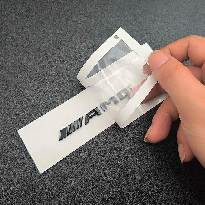 Car Emblem Sticker Accessories For Mercedes Benz AMG 4 Matic Brabus Maybach Smart W204 GLC CLA GLK W205 W203 W206 W108 W124 W126 NL6