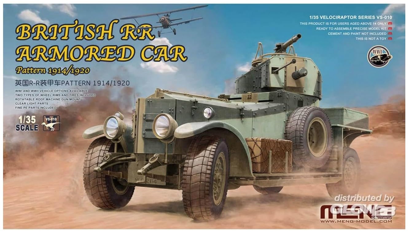 

Meng British Armoured Car Pattern 1/35 Roll-Royce 1914/1920 VS-010