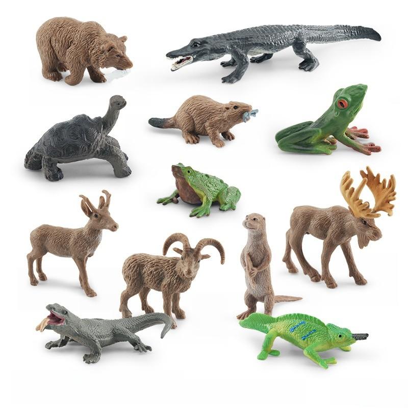 Wild Animal Pvc Figurine Set With Durable Material For Nature Enthusiasts And Collectors