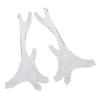 2pcs Acrylic Display Stand Double Layer Desktop Holder for Light Showcase Easy Assemble Store Sleek Visually