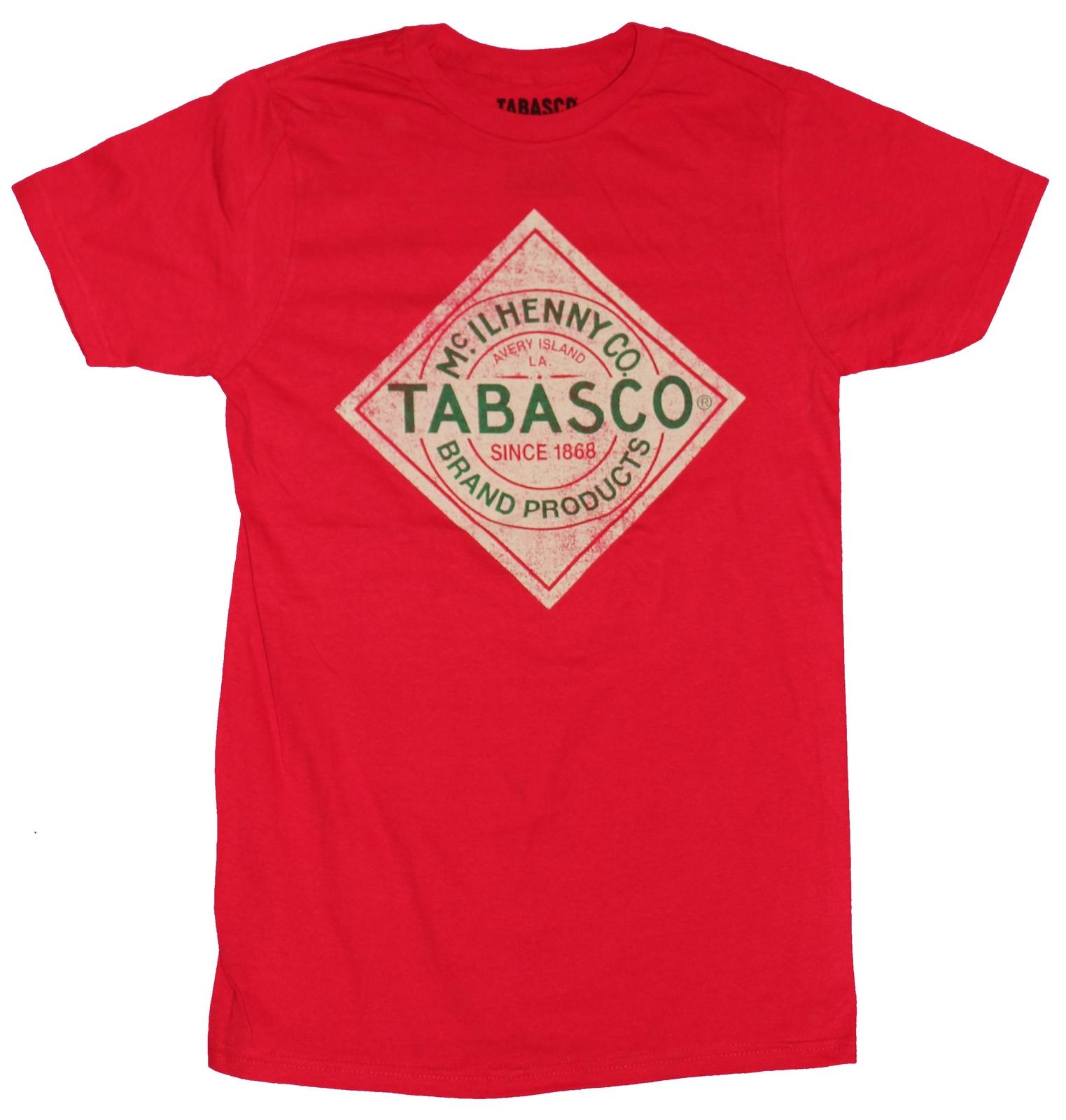 Мужская футболка Tabasco Hot Sauce Классический потертый логотип XXXXL
