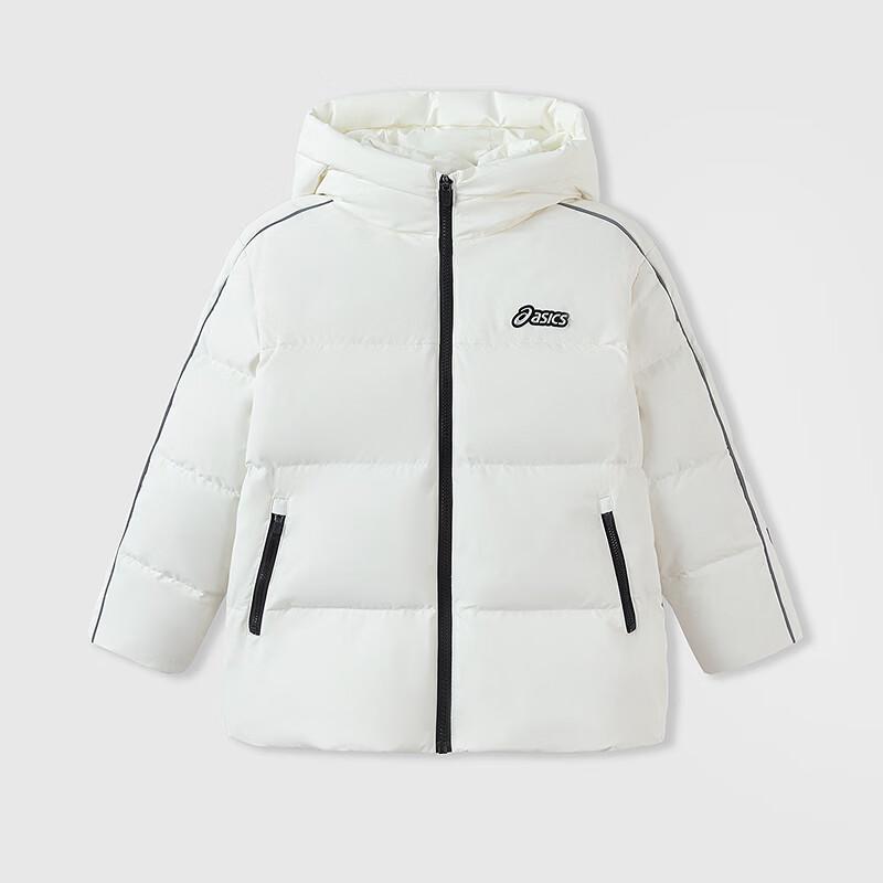 ASICS Kids' Winter Water-Resistant Padded Hooded Down Jacket