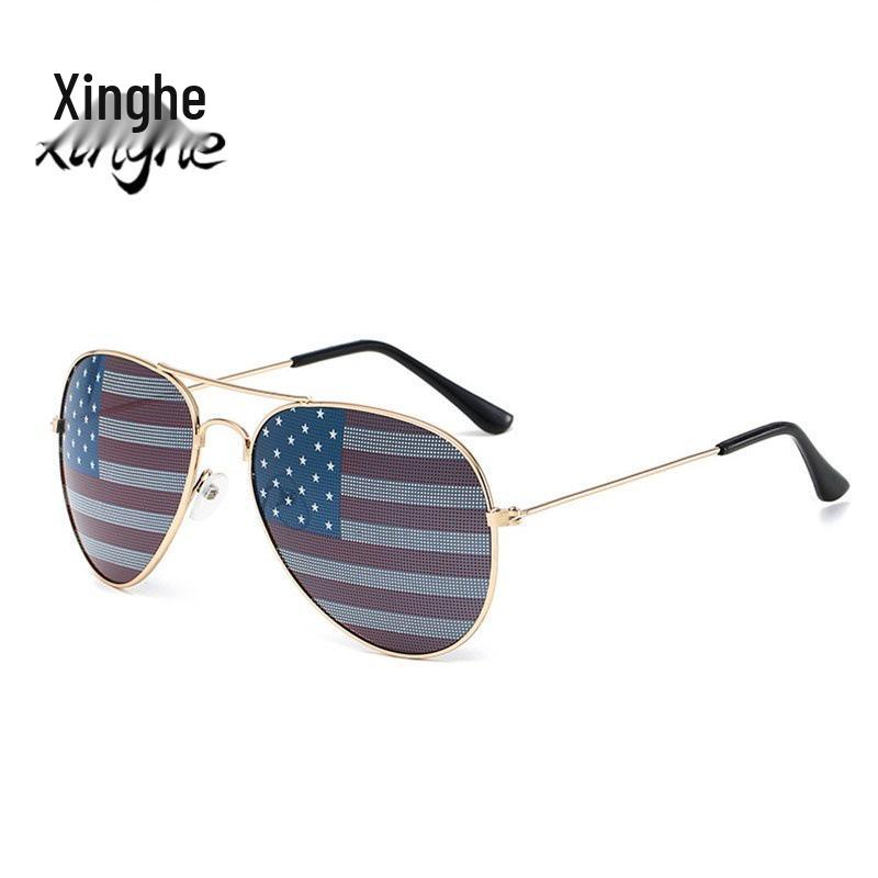 

Креативные флагманские металлические вайфареры 3026 с двойной перекладиной, очки-авиаторы