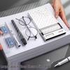 A4 Transparent Snap Button File Bag - Waterproof Test Paper Storage & Archive Folder for Students and Office Supplies