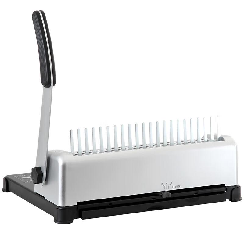 Deli 21-Hole Comb Binding Machine CN plug (adapter included)