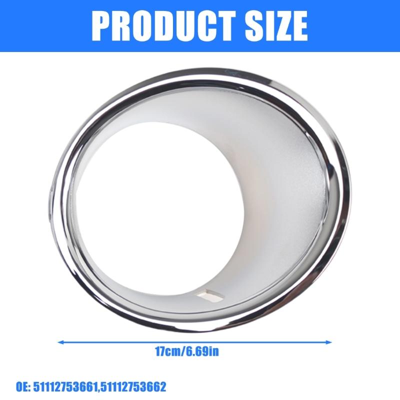 Electroplated Car Lamp Shield Vehicle Light Protections Vehicle Exterior Accessories Simple Installation for R55 R56 R57
