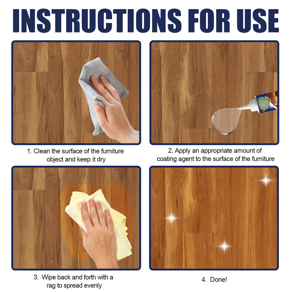 Leštidlo na dřevěný nábytek ve spreji Odstraňovač škrábanců na podlaze Oprava doplňkové barvy Vodotěsná údržba kožených skříněk Dřevěná péče