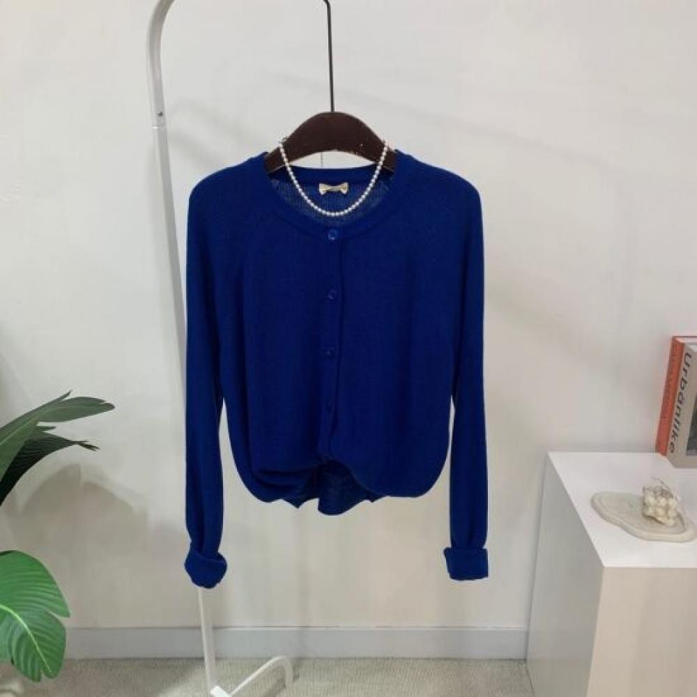 C S In The Room baSiC Rib Long Sleeve Knit Cardigan 8Color
