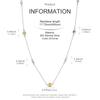 New Copper Necklace Zircon Heart Interlocking Pendant Necklace For Women Wedding Birthday Party Jewelry Gifts