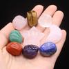 9Pcs Lot Natural Semi-Precious Stone Ornaments Star Moon Shape Gems Beads Healing Crystal Rose Quartz Gemstone for Home Decoration Collect Gifts